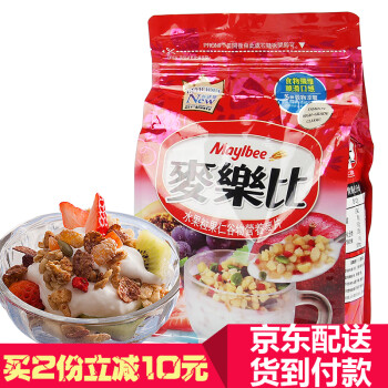 【京东配送 货到付款】香港进口麦乐比水果麦