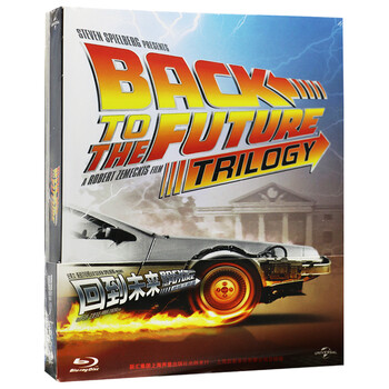 回到未来三部曲蓝光碟3BD50附书册高清电影