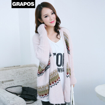 GRAPOS2014秋季女装蝙蝠衫披肩<em>毛衣</em>开衫大
