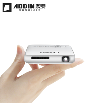 澳典(aodin) m6s 微型投影仪家用办公 便携手机投影机高清 无屏投影