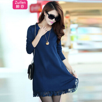 醉芬 2014<em>秋款</em>秋装大码<em>女装</em>韩版宽松<em>毛衣打底</em>