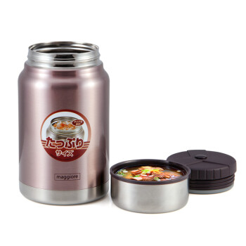 
                                        泰福高（TAFUCO） 保温壶焖烧壶焖烧杯保温饭盒便携保温杯304真空不锈钢焖烧罐保温桶 T2015褐色500ml                