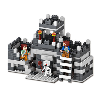 欢乐颂 星将积木方块我的世界系列 小颗粒拼装