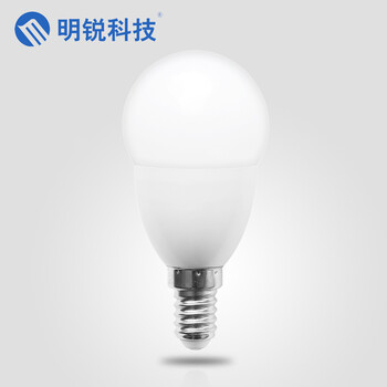明锐LED灯泡6W/9W E14螺口接口球泡灯照明光源 6W 暖白3000K