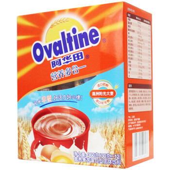 阿华田 Ovaltine 营养麦芽蛋白型固体饮料360g(30g*12)