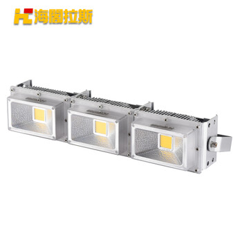 
                                        海阁拉斯 低压LED投光灯大功率户外防水广告牌景观泛光照明灯具 90W三头【DC24V】 正白光                
