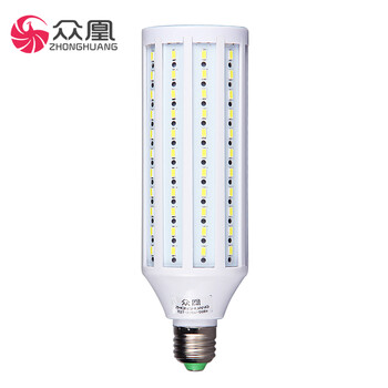 众凰 led灯泡 LED玉米灯 商场车间厂房大瓦数灯泡节能灯led灯e27螺口灯泡球泡 30W 正白