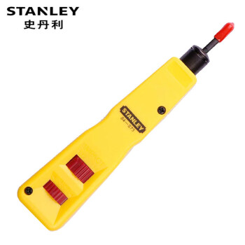 史丹利（STANLEY）网络模块打线刀84-873-22可调力端子台压接钳网络150mm打线工具