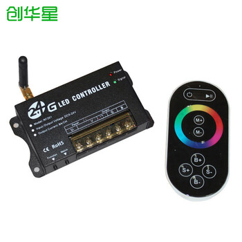 
                                        创华星无线大功率 RGB LED控制器灯条灯带洗墙灯 触摸遥控器 DC5-24V                