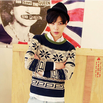 YXZL 2014秋冬男装新款 <em>针织</em>衫 潮时尚都市 秋