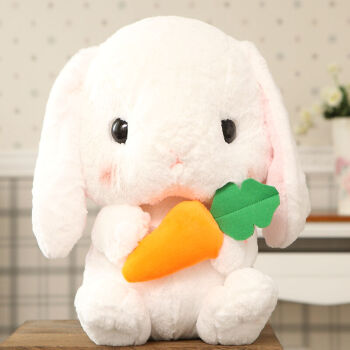 爱贤 可爱兔子公仔毛绒玩具兔子抱枕小白兔玩偶布娃娃