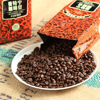 吉意欧GEO醇品曼特宁风味咖啡豆500g阿拉比卡豆中深烘浓烈微酸不涩 