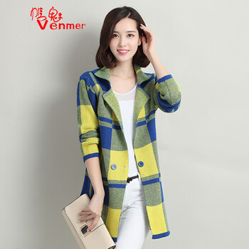 帷魅Venmer2014<em>秋季新款</em>韩版<em>女装</em>宽松针织衫