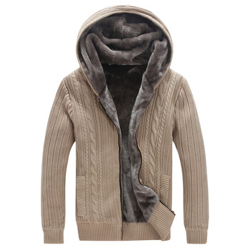 丹杰仕 <em>冬季</em>男装加大码至5XL连帽毛衣 男士加