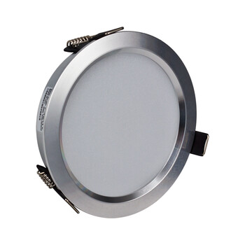 洲明翰源三星LED射灯筒灯一体化天花灯具9W/12W/15W全套HTD688/690 三星芯片银色款正白光 15W-开孔115-125mm