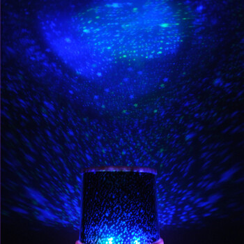 
                                        绿盒子 旋转音乐星空灯 LED星空投影灯 可旋转带音乐星空投影仪  生日礼品情人节礼物 星空达人                