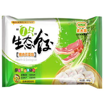 吴大嫂 经典牧歌系列水饺 猪肉芹菜口味 800g （40只） 火锅食材