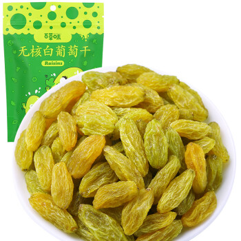 百草味 蜜饯果干新疆特产 白葡萄干100g