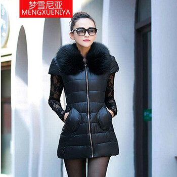 梦雪尼亚 2014新款<em>羽绒服</em>棉衣女 <em>马甲</em>韩版修身