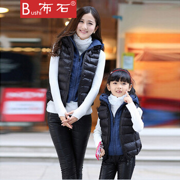 布石<em>2014新款</em>亲子装<em>秋</em>冬装母女装 加厚保暖童