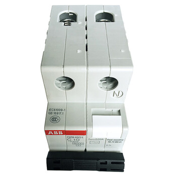 ABB断路器 1P10A漏电保护器微型空气开关带漏保 GSH201 AC-C10