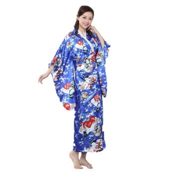 服饰长袖唐装民族服装和服舞台表演服装写真日本女士正装日本武士服装