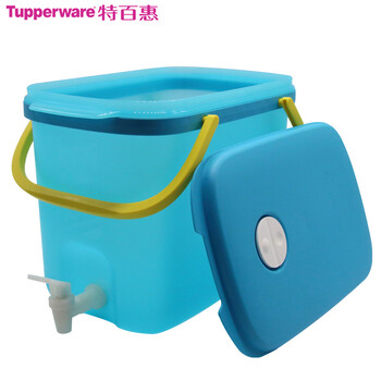 特百惠tupperware10升健康水箱配礼盒 带水龙头酵素桶果醋壶