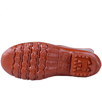 双安 25kv高压绝缘靴 电工防护绝缘雨靴棕 45码