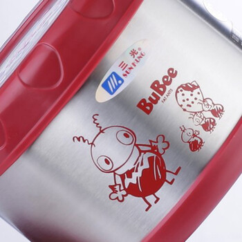 台湾三光正品保温饭盒蘇香真空不锈钢便当盒2只组K-1000B 1L K-1000B-R酒红色