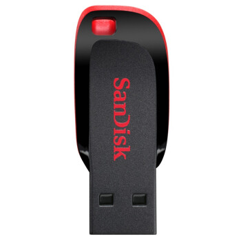 闪迪（SanDisk）32GB USB2.0 U盘 CZ50酷刃 黑红色 小巧便携 时尚设计 安全加密软件