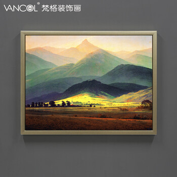 梵格 世界名画书房壁画卧室装饰现代简约客厅装饰画玄关挂画油画 vck0011 70X50cm