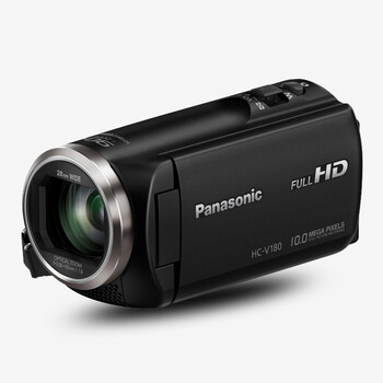 松下（panasonic） HC-V180 高清数码摄像机 家用变焦小摄影机 轻巧便携摄象机