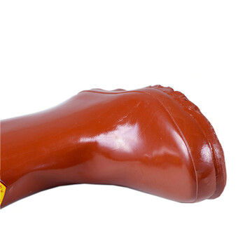 双安 25kv高压绝缘靴 电工防护绝缘雨靴棕 45码