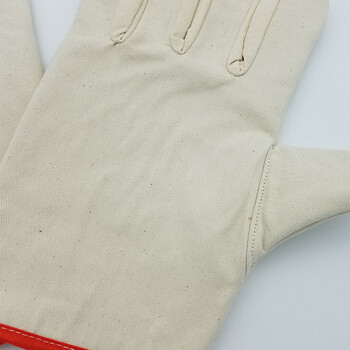 路宁 斜纹帆布全衬 帆布手套 劳保手套 150付