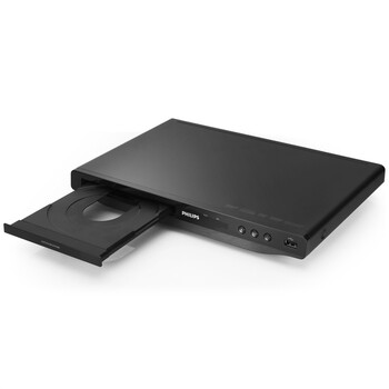 
                                        飞利浦（PHILIPS）DVP3600/93 DVD播放机 CD播放器 VCD播放器 音箱 音响 影碟机 USB CD转USB闪存强纠错 黑色                