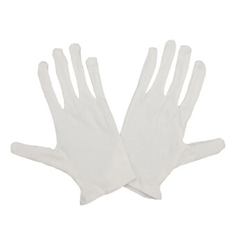 路宁 汗布手套 棉布手套 礼仪手套 加厚作业手套 200付