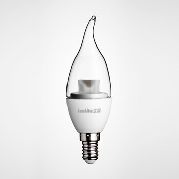 立莱leelite led拉尾灯泡 e14小螺口LED蜡烛球泡节能灯具 1支装 4W