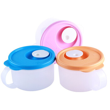 
                                        【京东超市】特百惠（Tupperware）微波炉便携防漏汤碗饭盒 单个装460ml 颜色随机                
