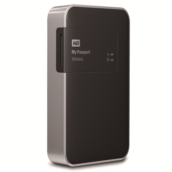 西部数据（WD）My Passport wireless 1TB wifi 移动存储设备（黑色） WDBK8Z0010BBK