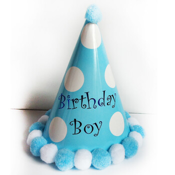 
                                        孩派（HihgParty） 主角帽子小寿星生日帽生日帽子生日头饰/1个 生日款女孩                