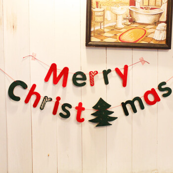 U-PICK原品生活 圣诞立体挂饰－CHRISTMAS 圣诞树布置装饰 CHRISTMAS