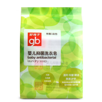 gb好孩子婴儿抑菌洗衣皂220g(三连装),降价幅度5.8%