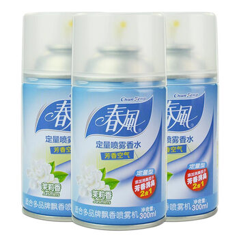 
                                        春风 自动喷香机香水 室内香薰 空气清新剂喷雾300ml*3瓶 香水                