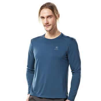 (kailas) 男女士长袖速干衣户外运动功能t恤 kg810180 男款-藏青蓝 xl