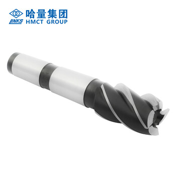 哈量连环锥柄立铣刀22mm粗齿 高速钢锥立铣刀