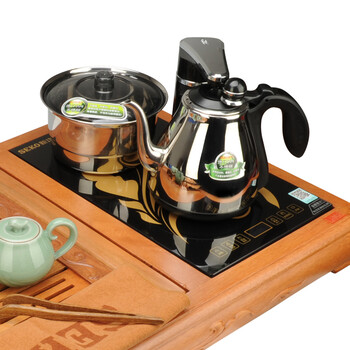 新功SEKO 红坚木茶盘 实木茶盘套装 整套泡茶炉茶具 功夫茶具套装自动上水三合一 F60 紫砂