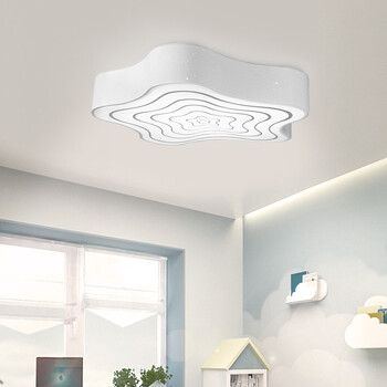 
                                        首度 LED吸顶灯 现代简约灯具客厅灯卧室灯 岁月 34*34cm白光 DD2703                