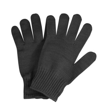 成楷科技CKS-0787I-BLK防割手套5级耐切割(机械危害防护手套)包钢丝安全手套 黑色 1双