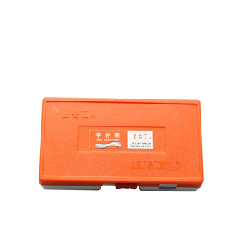 上工 机械千分表0-1mm 表面直径60mm 0级 分度值0.001 8钻 指示表 QGZ-1-1