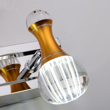 
                                        SHOPP LED镜前灯双色调光旋转卫浴灯时尚简约梳妆台灯具46cm 9W 8243                 